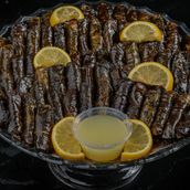 Grape Leaves Lemon Tray