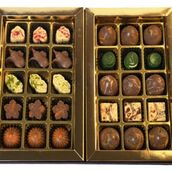 Mixed box of special chocolate