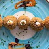 Mushroom Cheese Fritters