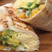 Egg & Cheese Melt Burrito