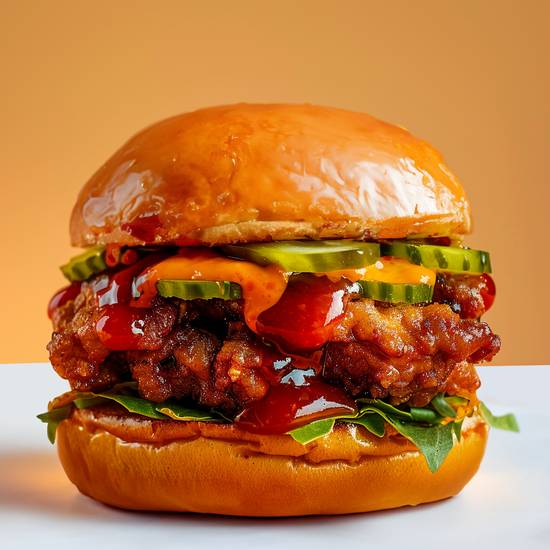 Spicy Korean Burger 🇰🇷