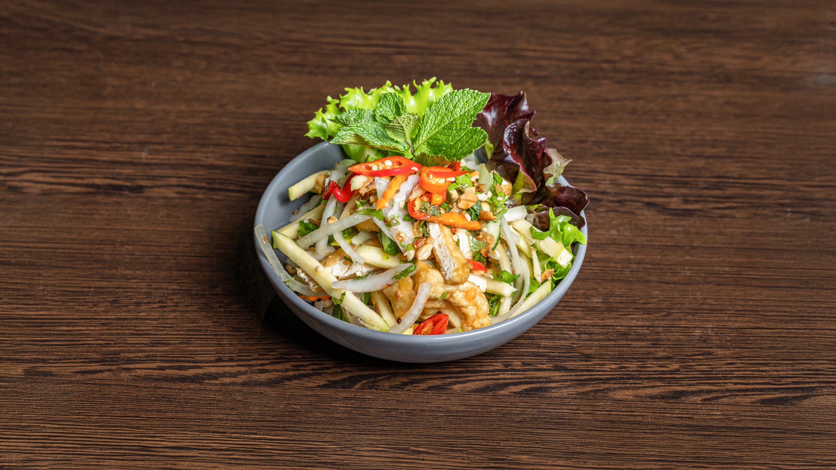 Tofu Mango Salad (Vegan)