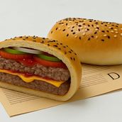 Kufta Tomato Burger Pie