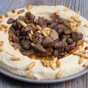 Hummos With Meat
