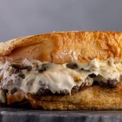 Toast Meat Burger With Mushroom