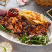  Half Chicken On Charcoal