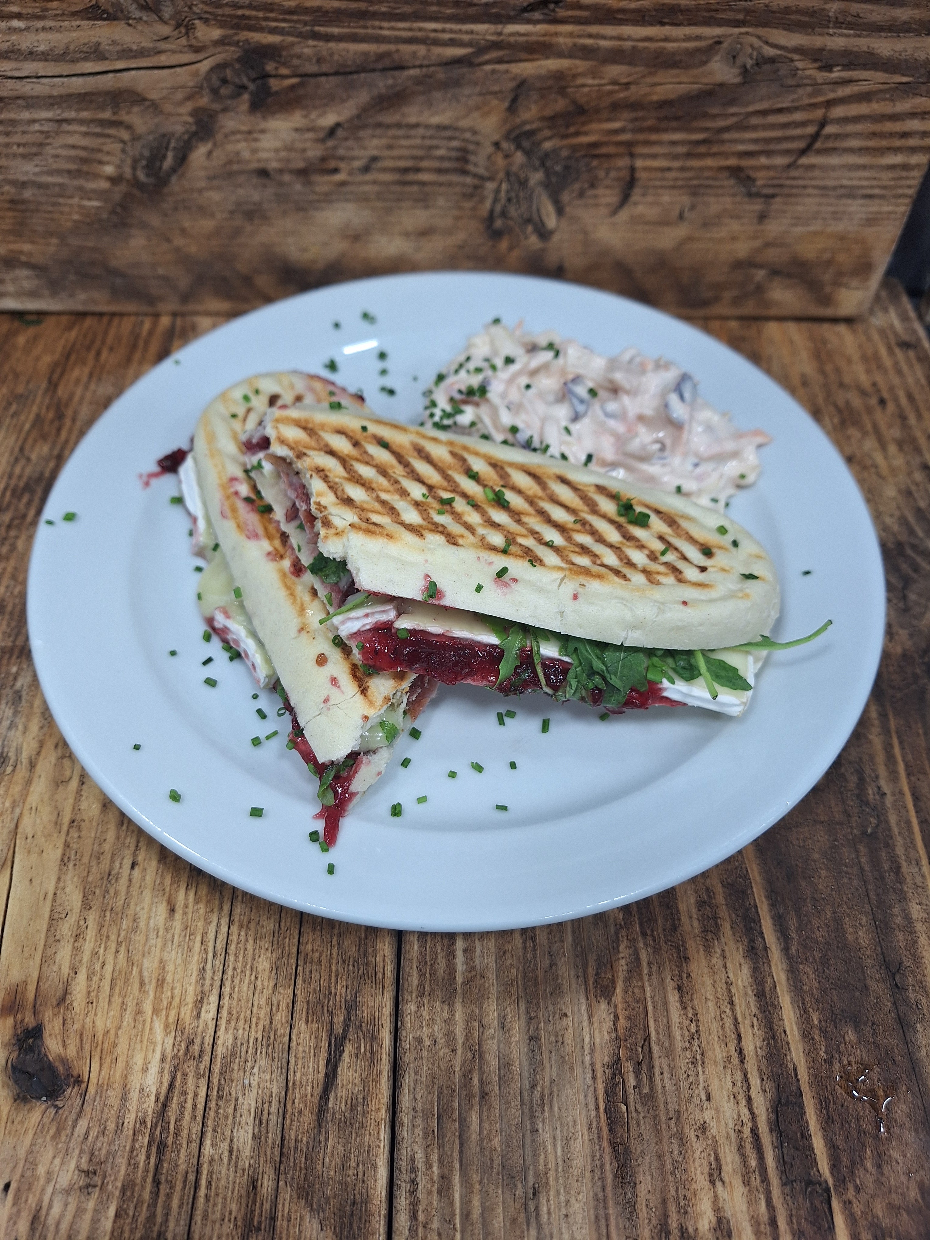 Brie, Cranberry & Bacon