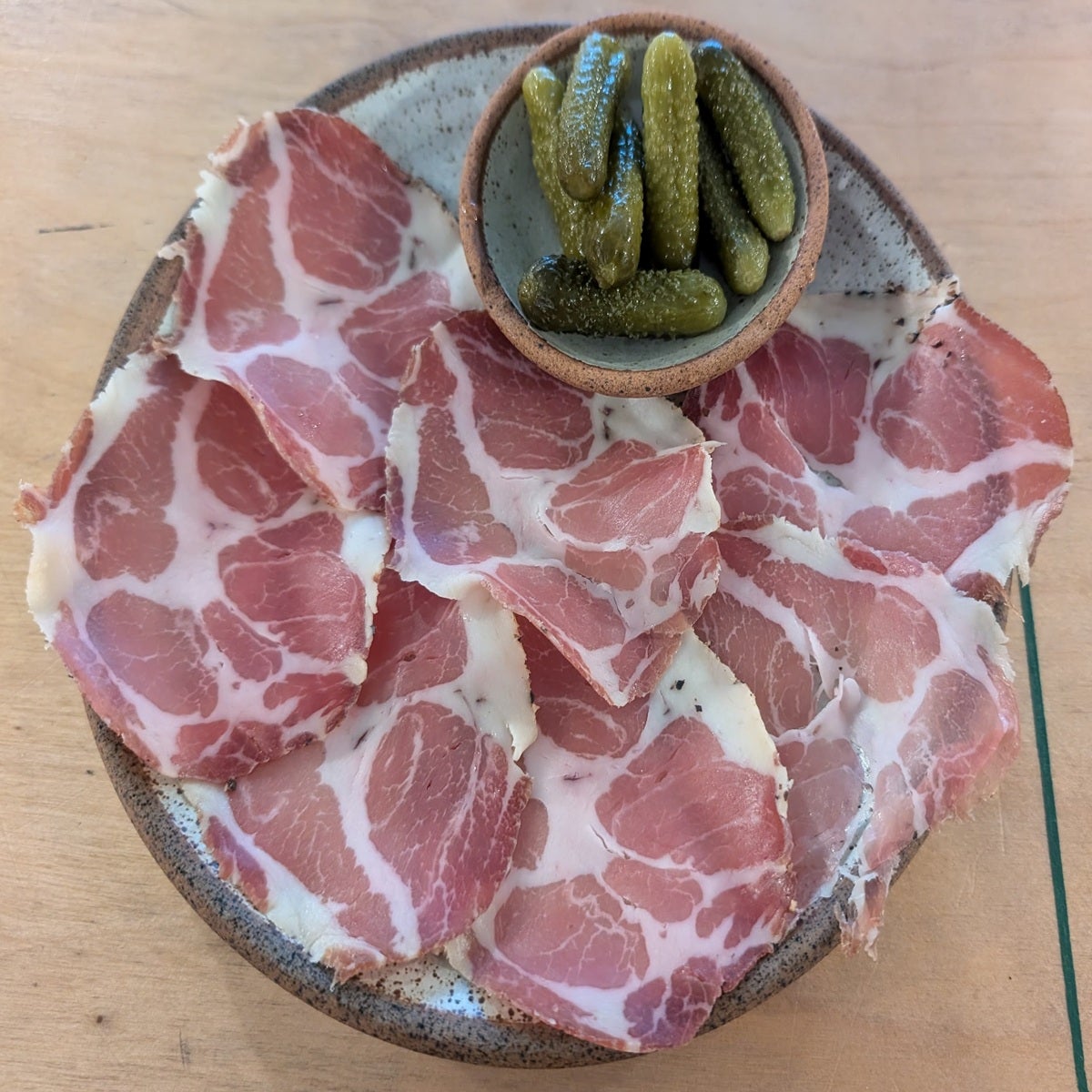 Coppa and Cornichons