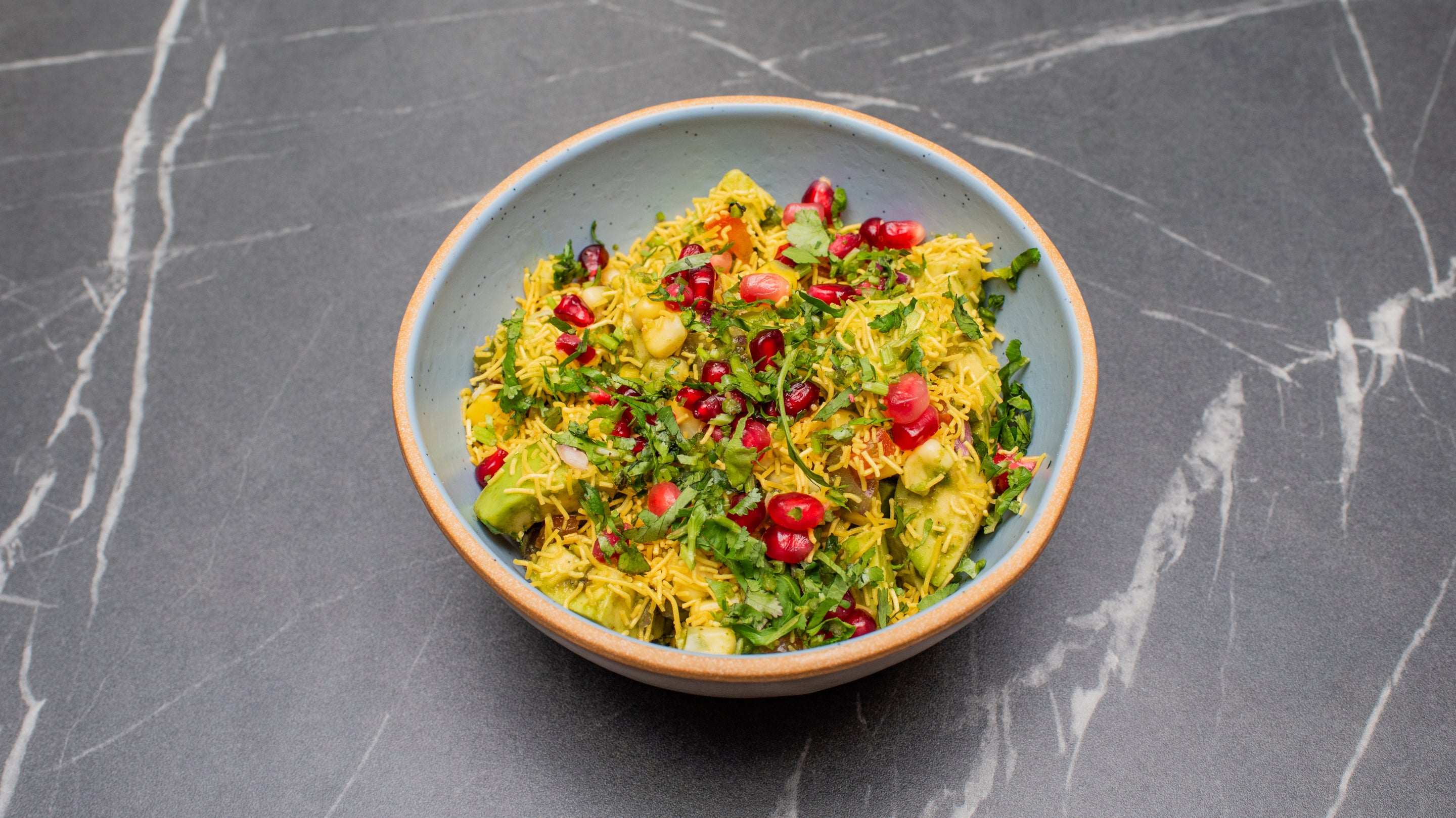 Corn and Avocado Chaat