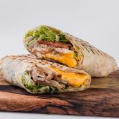  Becon(Beef) - Eggs Shawarma
