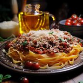 Fettuccine Bolognese