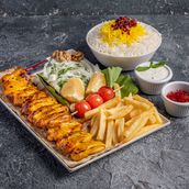 Chicken Chelo Kabab Joojeh
