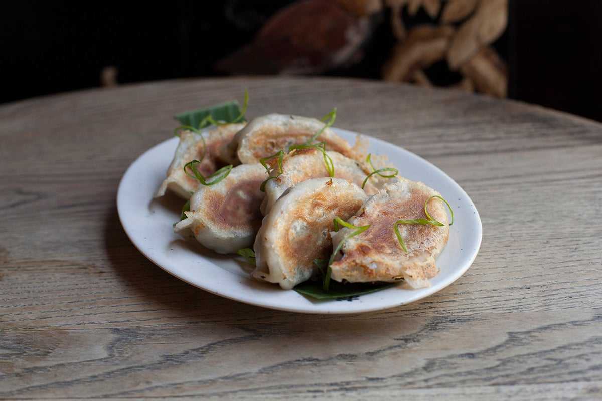 Peanut and Mixed Veg Potstickers (4pc) (ve)