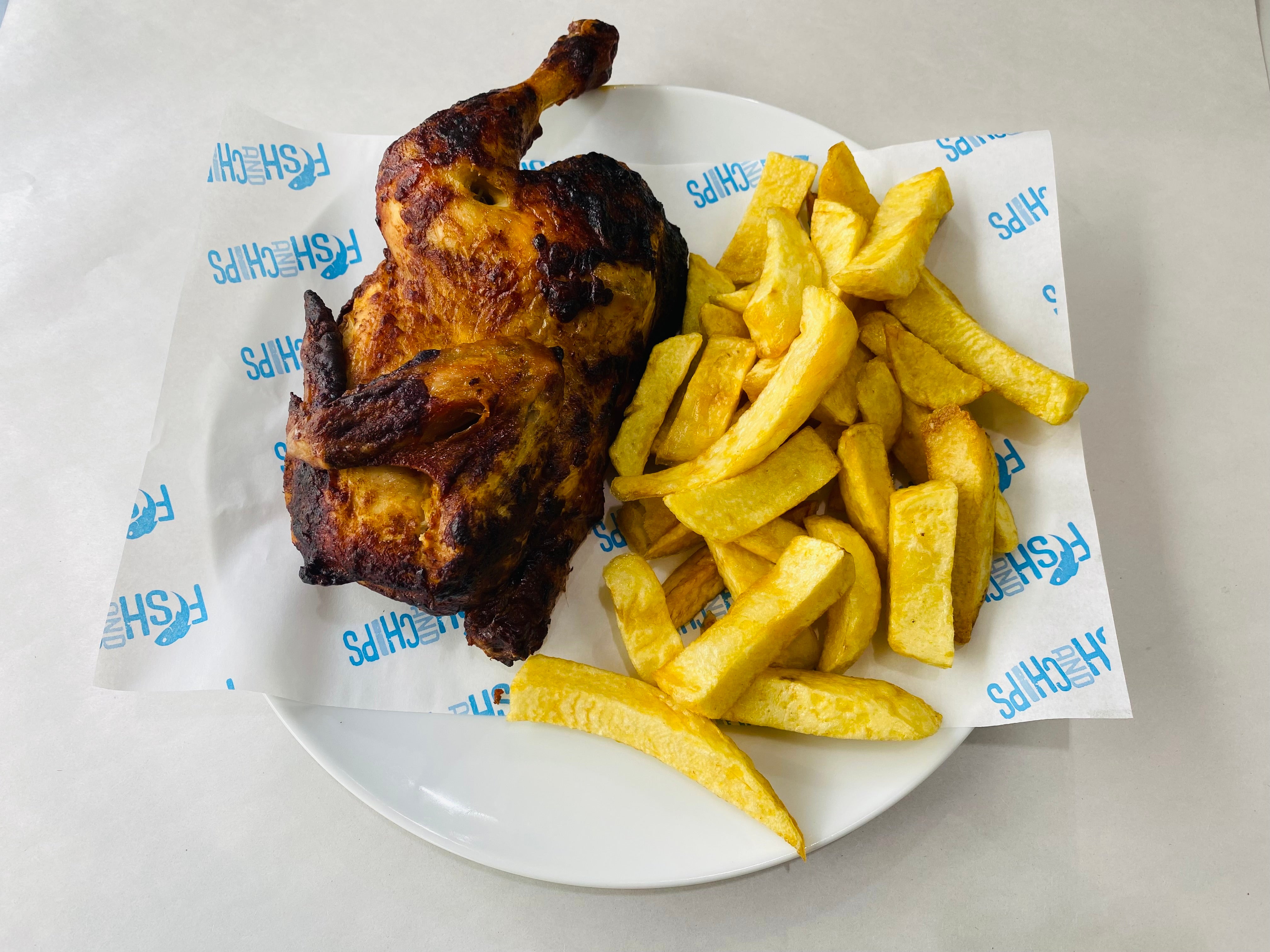 1/2 Chicken and Free Chips