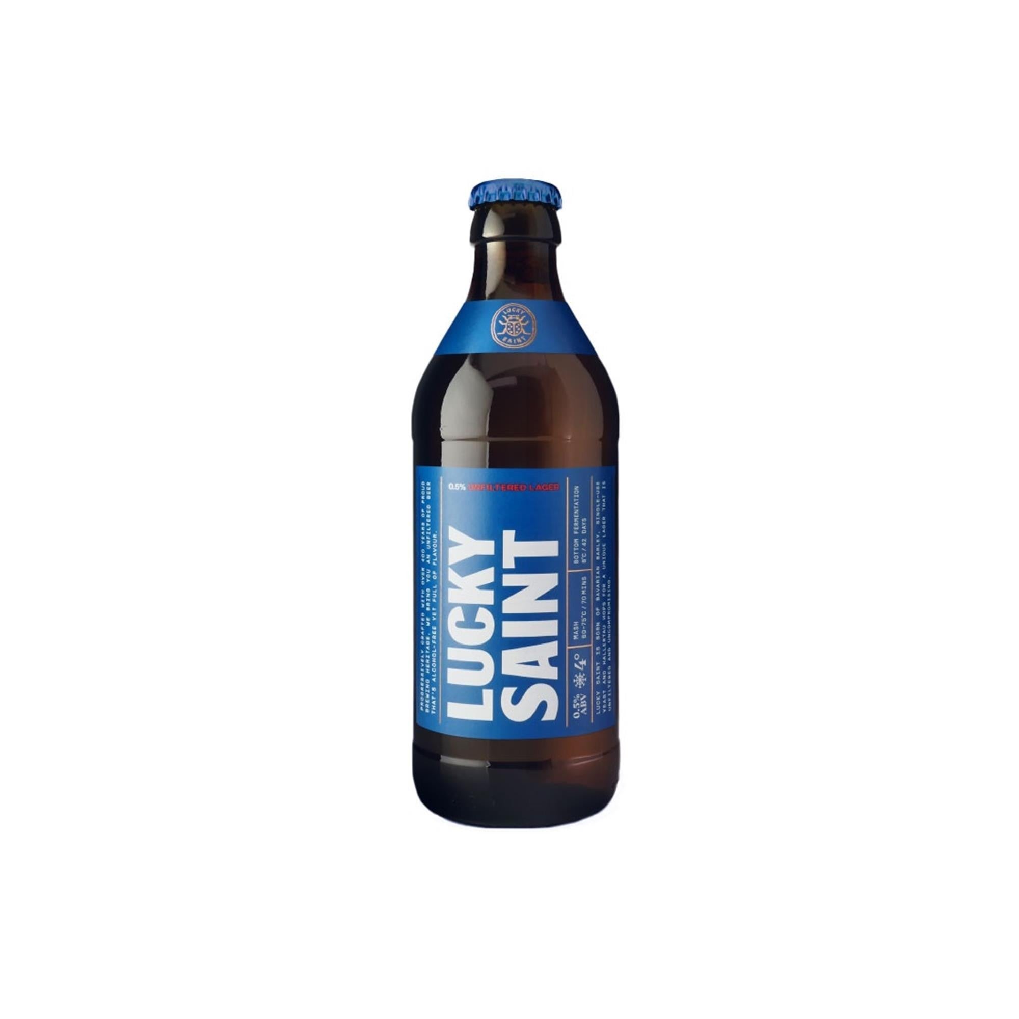 Lucky Saint 0.5% 330ml Bottled beer