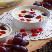 Custard with Fruit