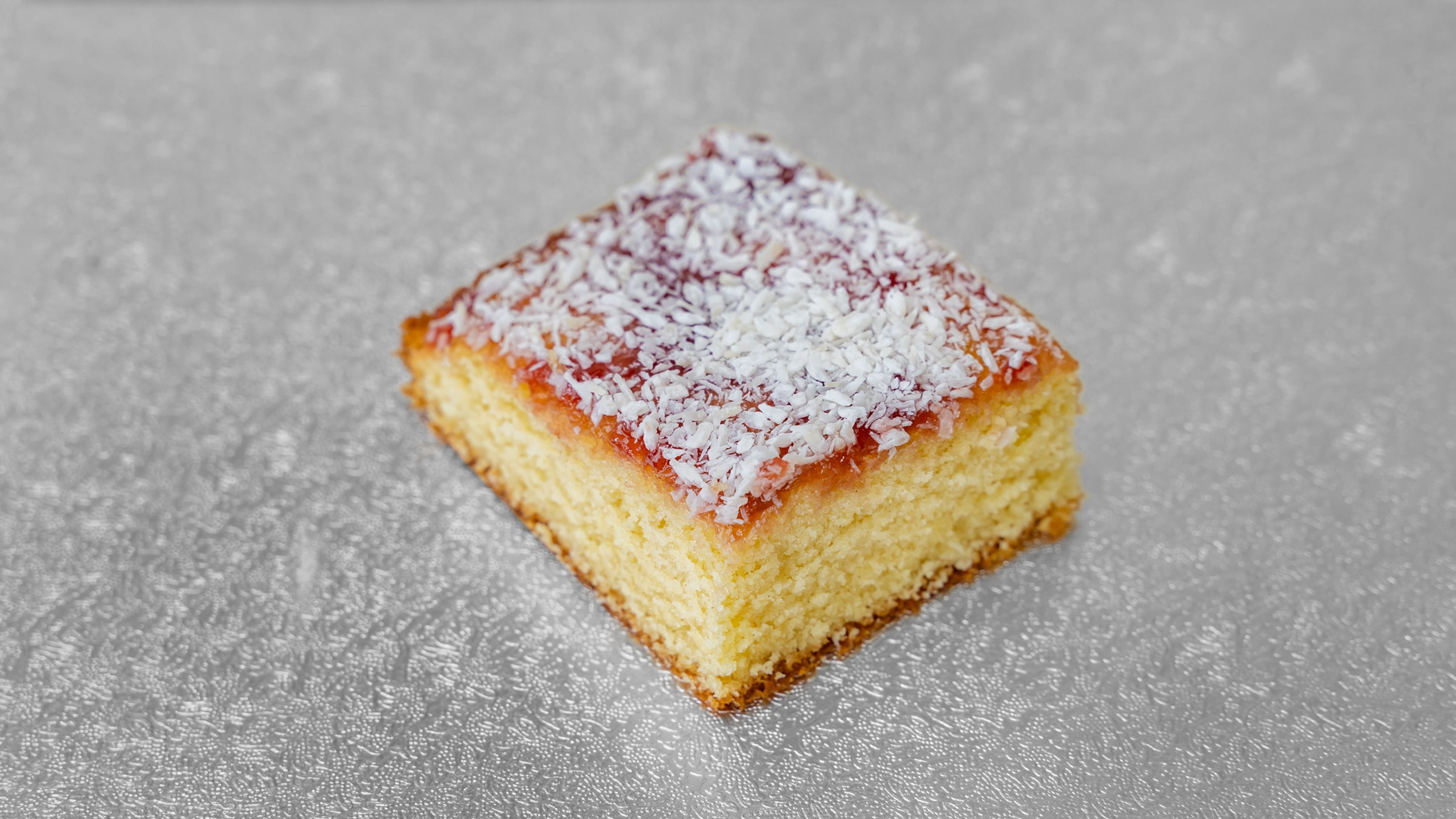 Jam and Coconut Sponge