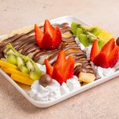 Special Crepe with Nutella, Fruits and Cream