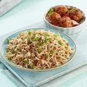 Veg Manchurian Rice Combo