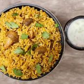 Mushroom Biryani
