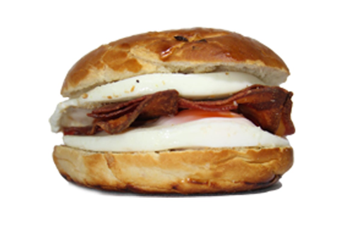 Fried Eggs with Turkey Rashers