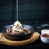 Crushed Brownie With Ice Cream