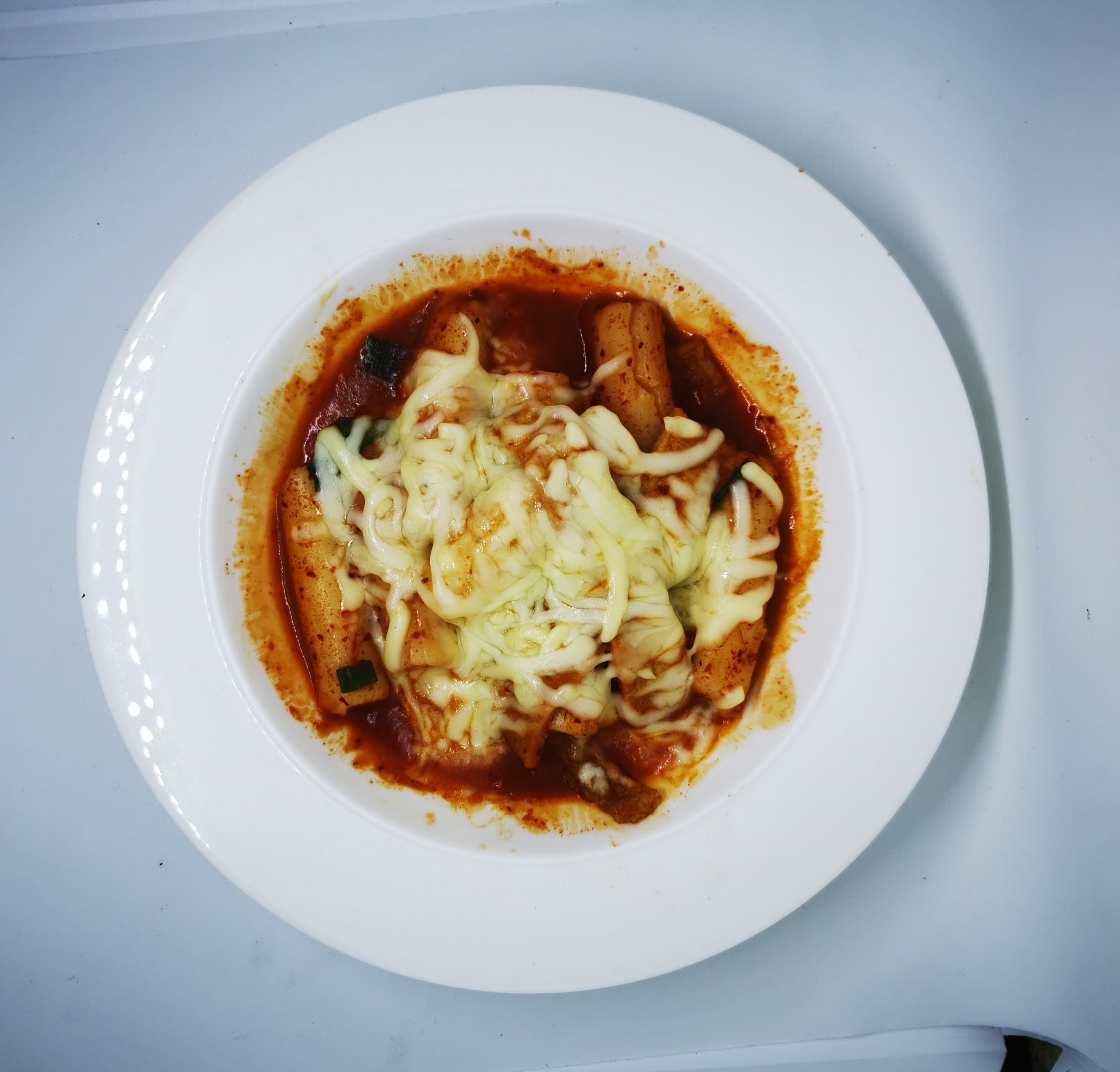 A12 Ddukbokki with Cheese (Spicy Rice Cakes) (H)