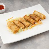 Chicken Dragon Rolls With Sweet Chilli Sauce