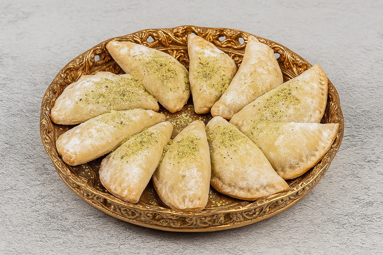 Persian Pastry - 2 قطاب خرمایی