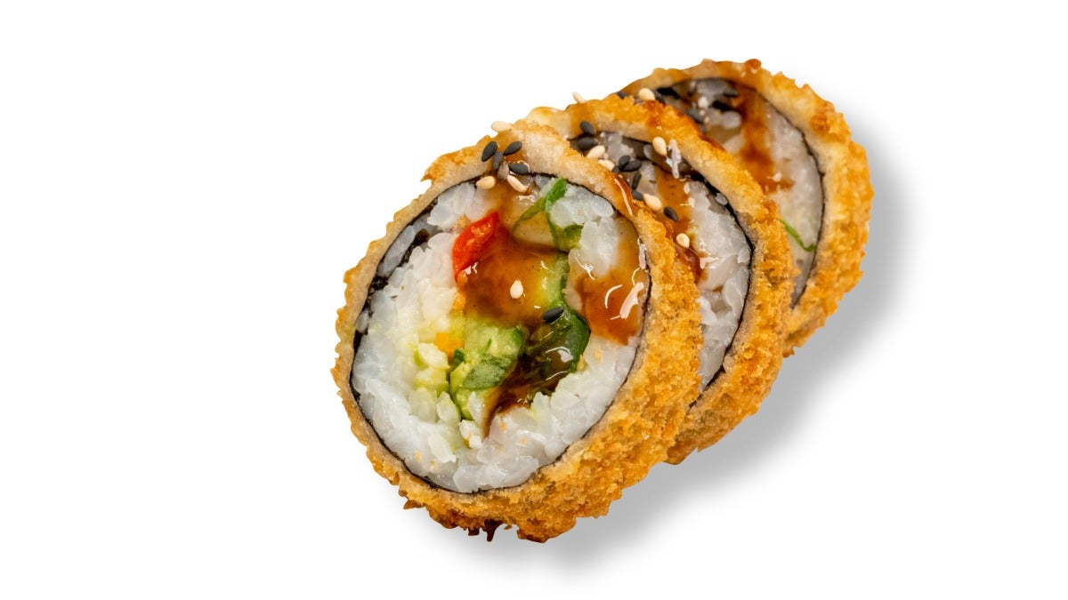 Crunchy Vegetable Sushi Roll