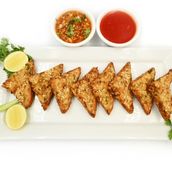 Sesame Prawns On Toast