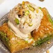 Baklava with Ice Cream