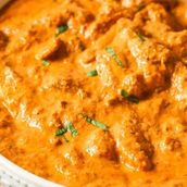 Butter Chicken with 2 Pieces Fresh Bread