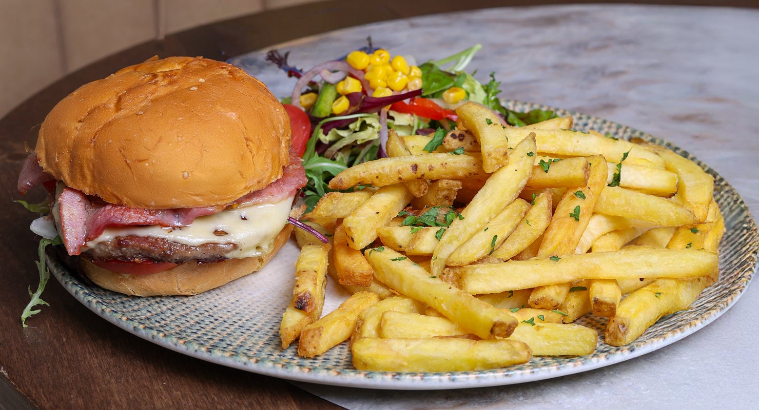 Steak Bacon Cheese Burger
