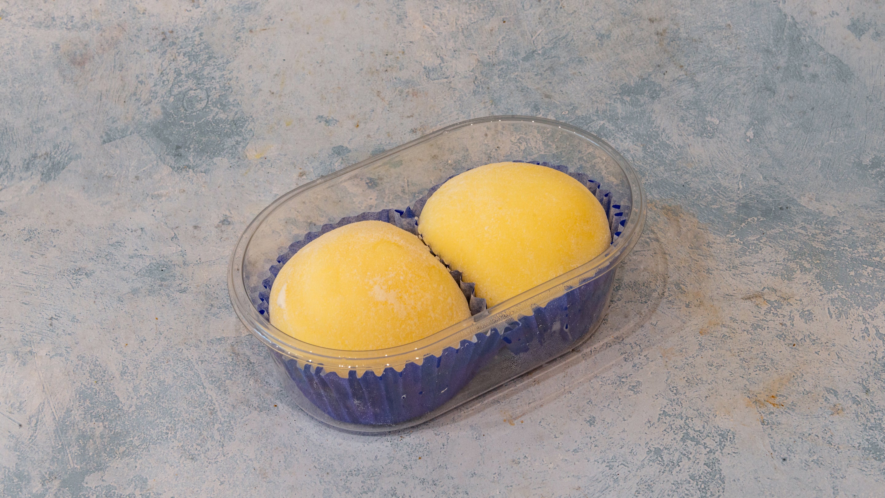 Taro Mash and Pork Floss Cream Mochi