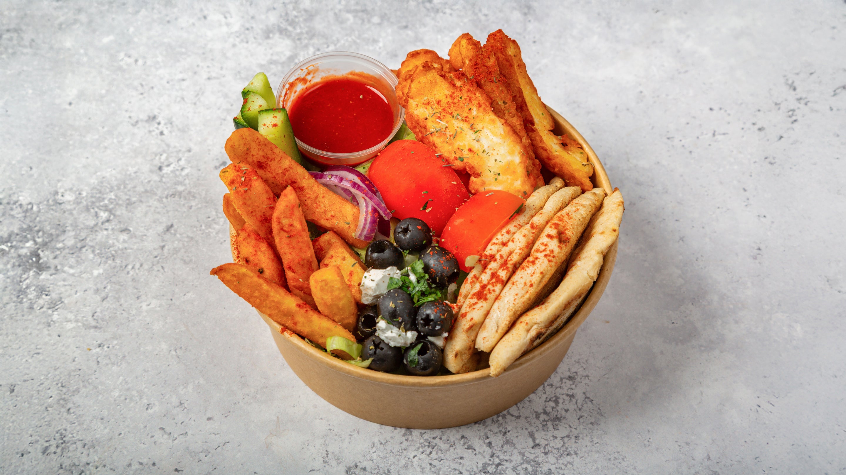 Halloumi Flat Bread
