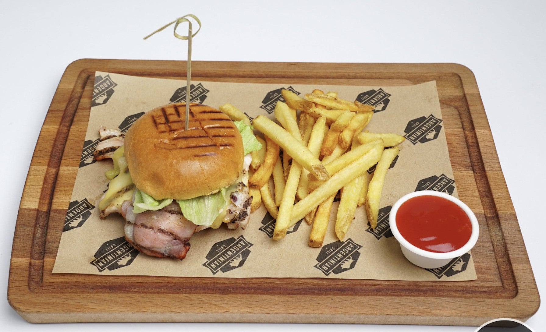 Chicken Burger with Fries