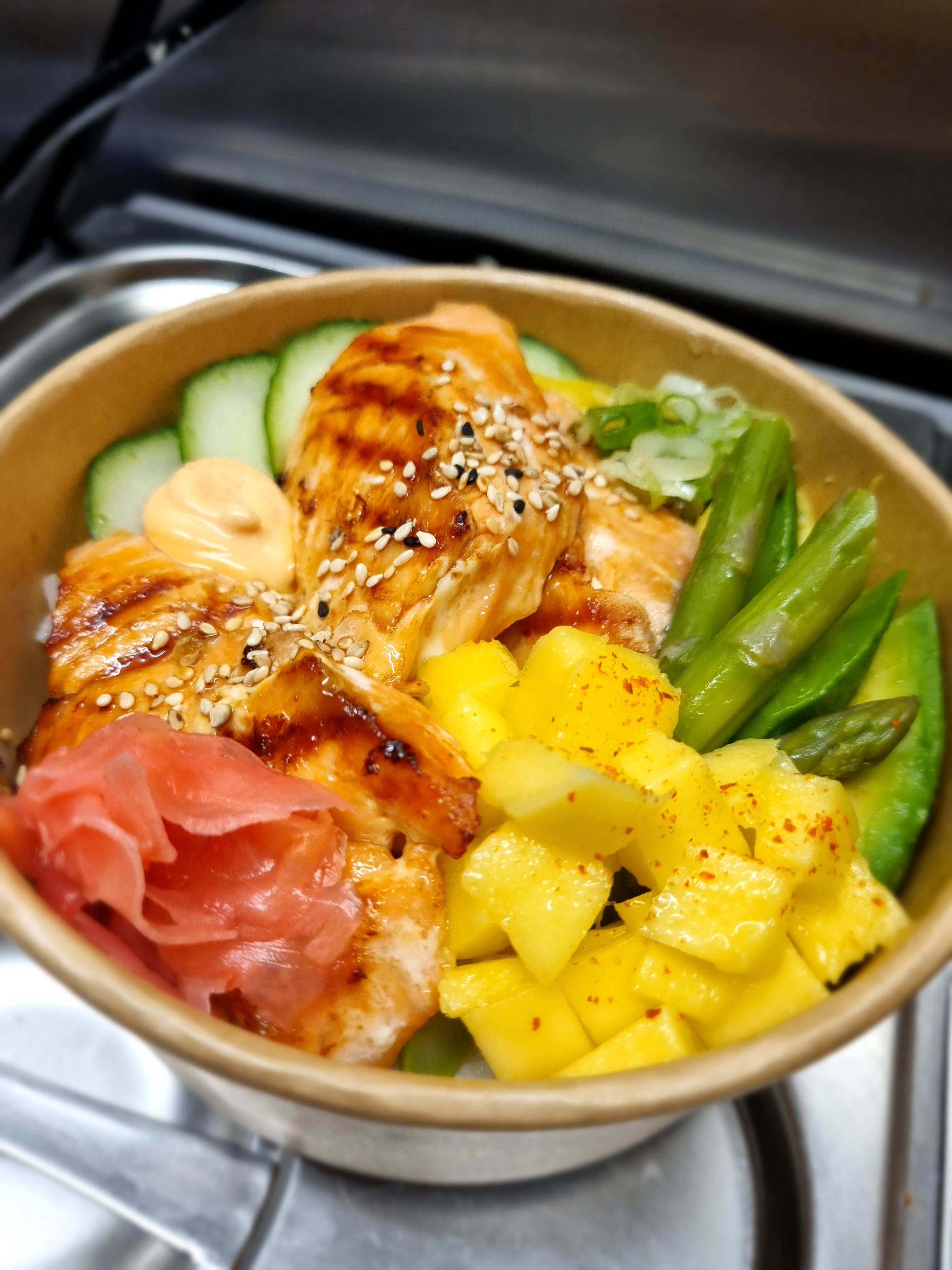 Grilled Salmon Don