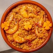 Frikeh with Shrimp