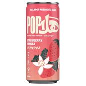 4-Pack Strawberry Vanilla Prebiotic Soda