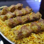 Meat Kebab Biryani