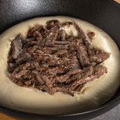 Hummus With Beef Shawarma