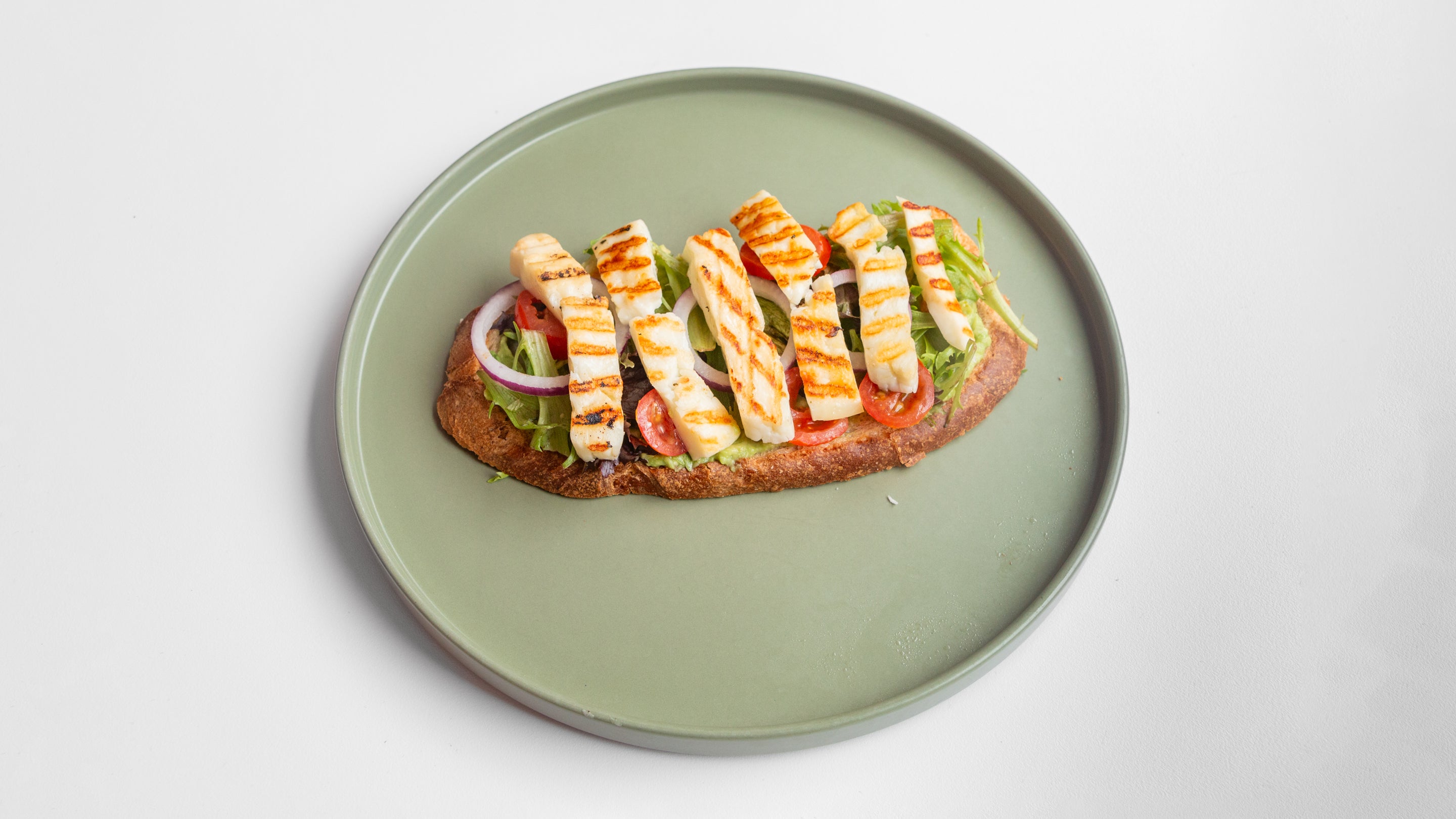 Halloumi Sourdough Sandwich Vegetarian