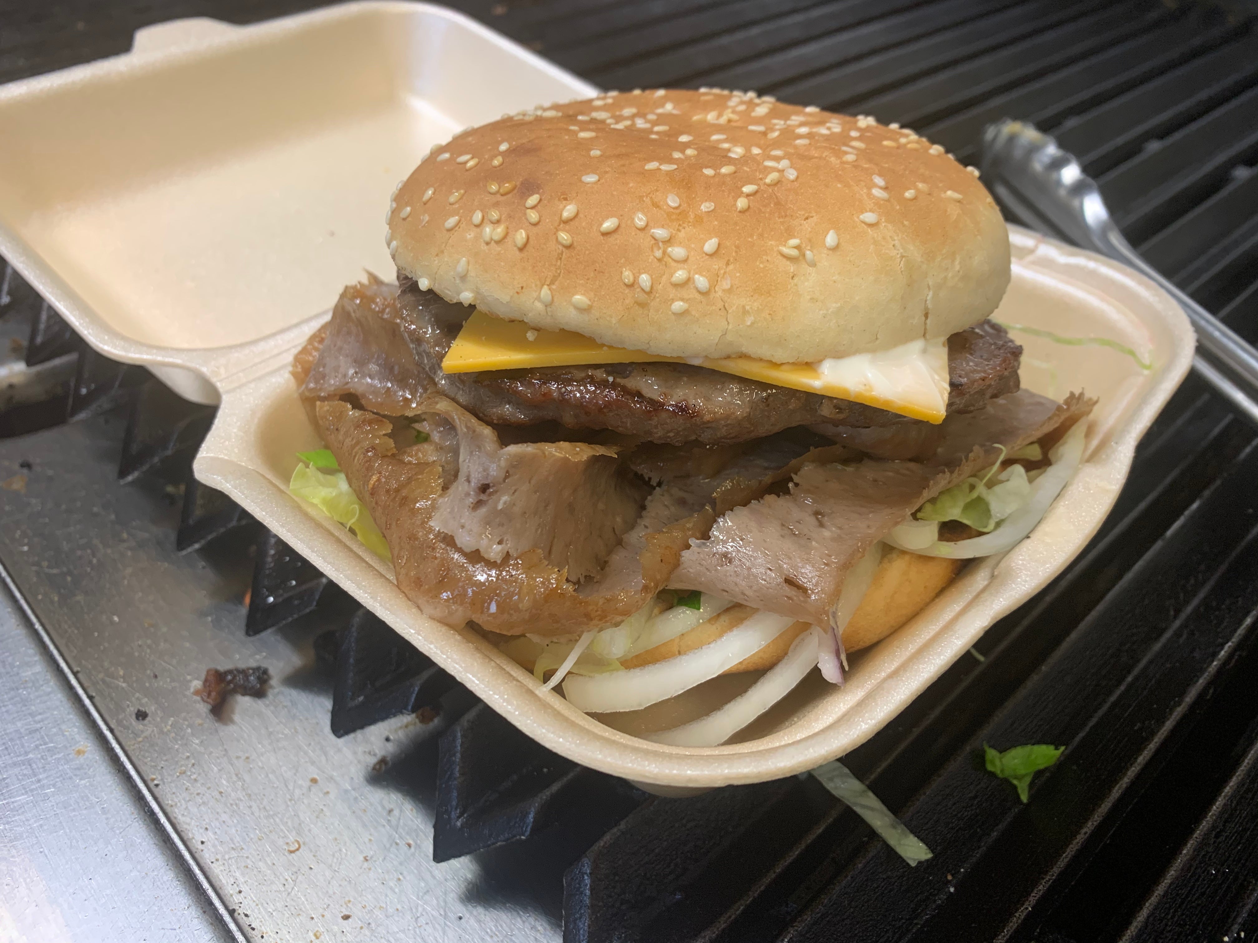 Special Burger with cheese