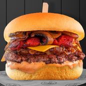 Overloaded Beef Burger 
