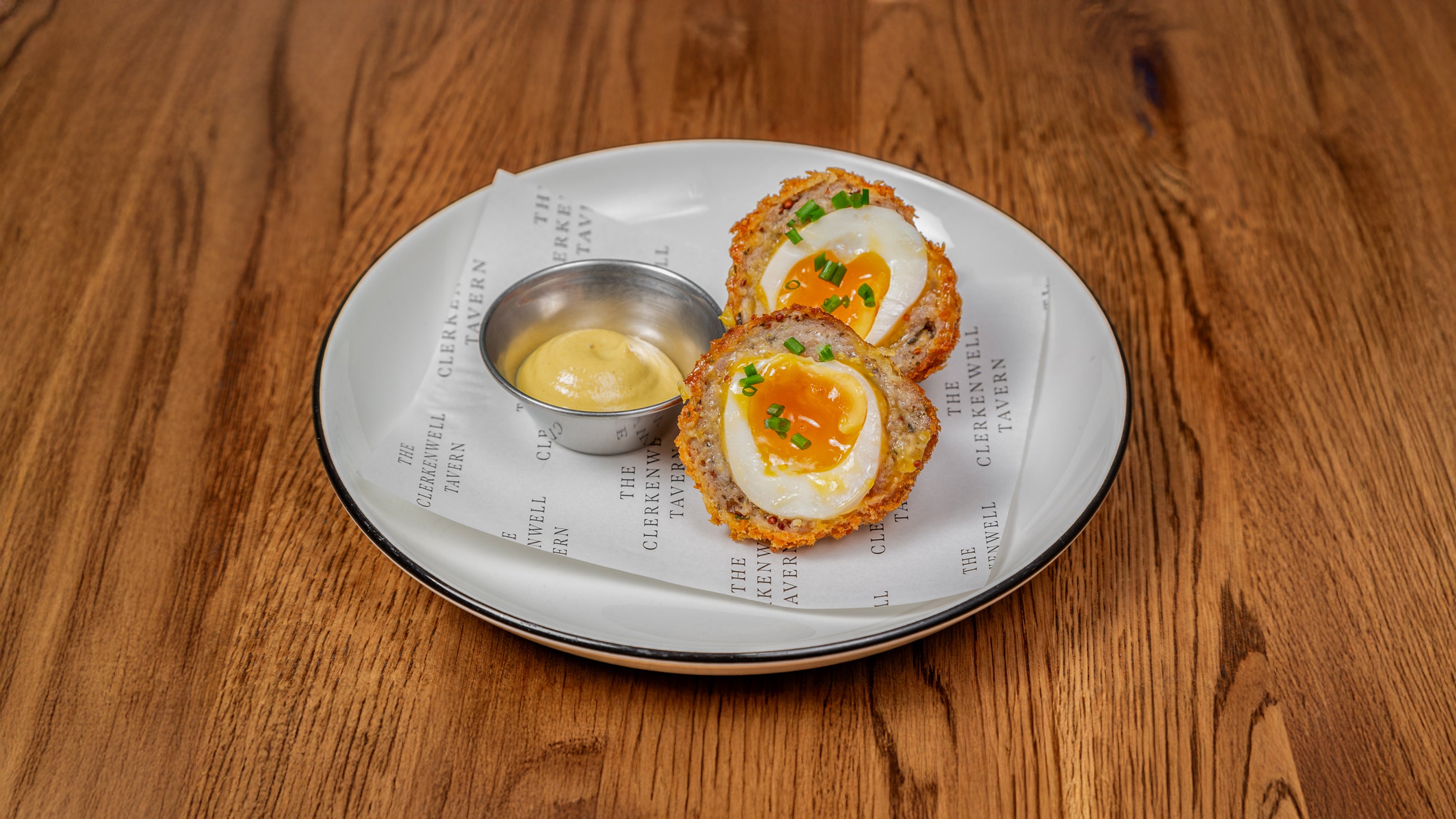 Traditional Scotch Egg and House Mustard