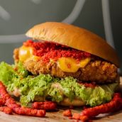 Spicy Cheetos Zinger Burger