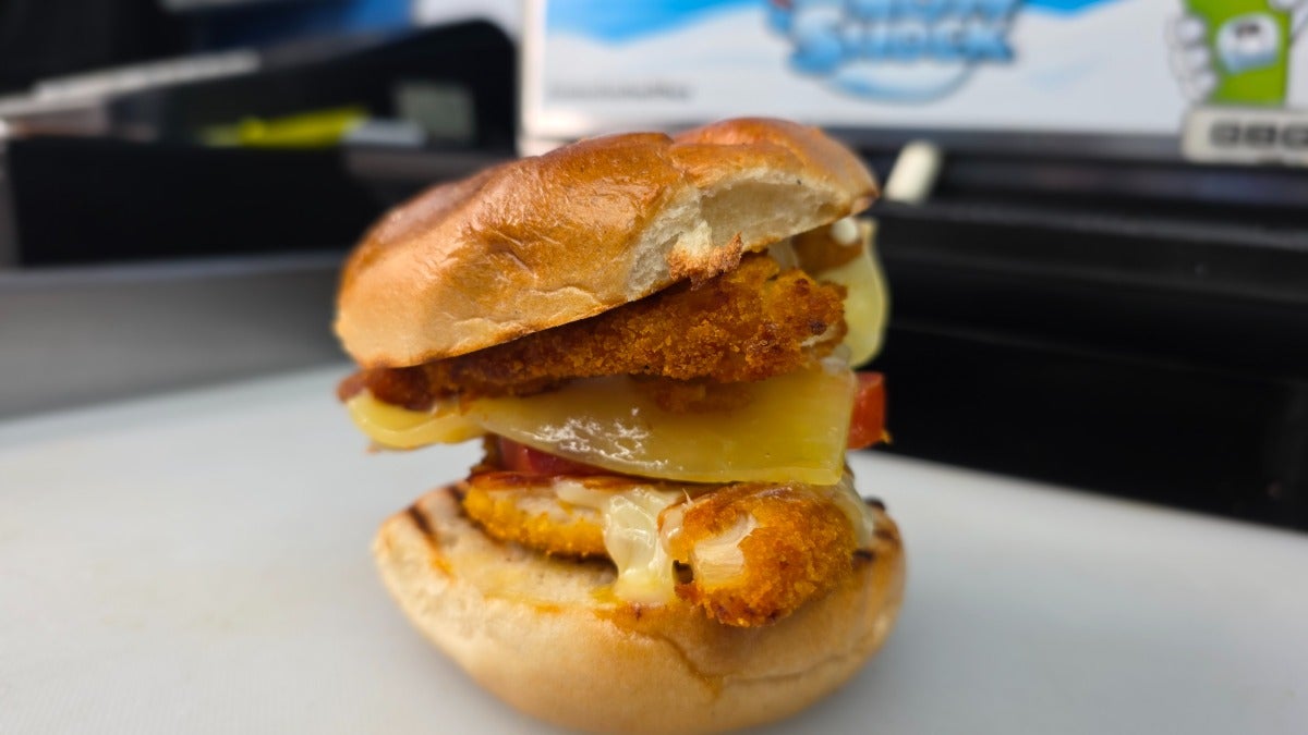 Chicken Escalope and Cheese