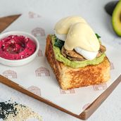 Avocado Benedict Toast