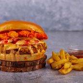 Spicy Cheetos Burger